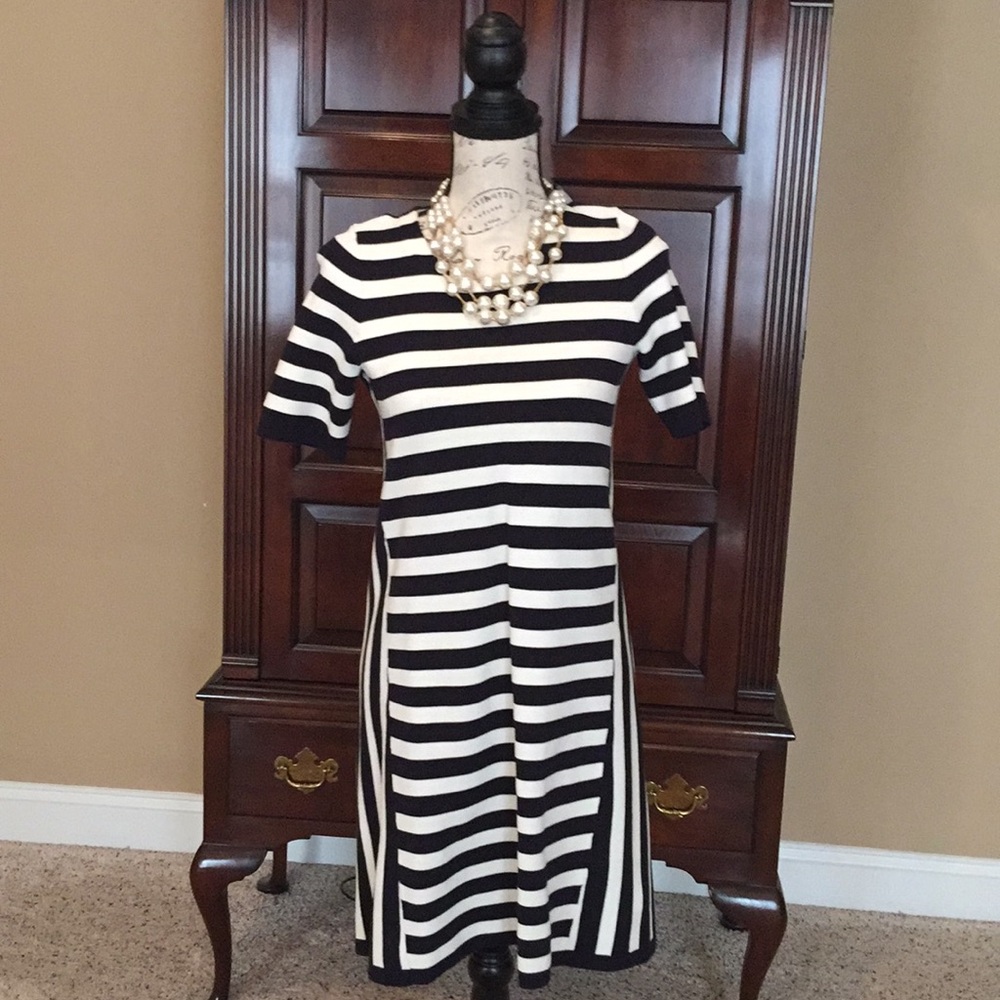Black and White stripes knit dress, SP